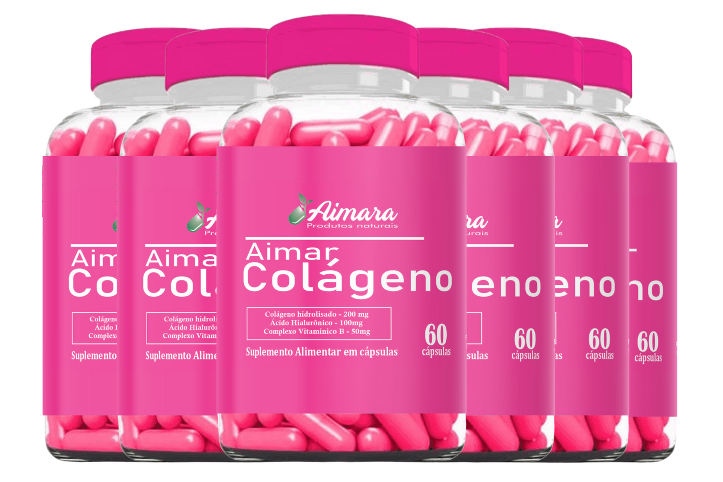 Aimar Colágeno (Colágeno Hidrolisado + Ácido Hialurônico + Vitamina C)